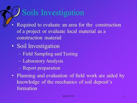 Soils Investigation Soil Investigation