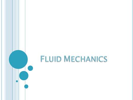 FLUID MECHANICS.