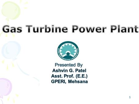 Gas Turbine Power Plant