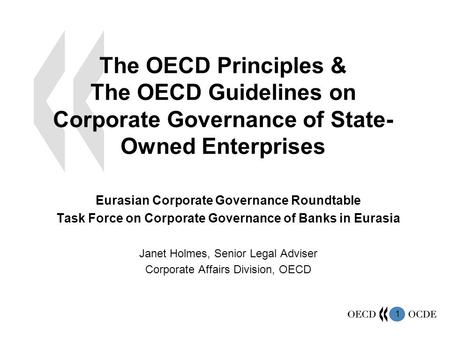 Eurasian Corporate Governance Roundtable