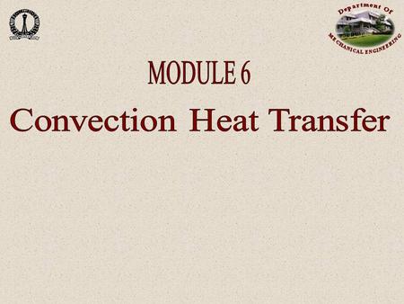 Convection Heat Transfer