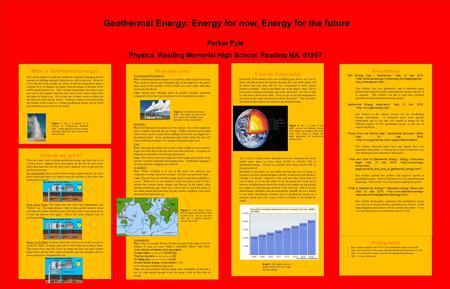 What is Geothermal Energy? Here on the surface of earth the weather is constantly changing and the seasons are shifting making it either hot or cold or.