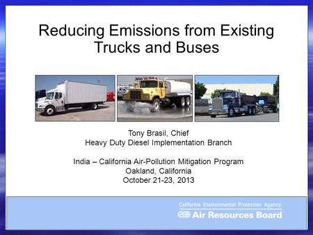 Reducing Emissions from Existing Trucks and Buses