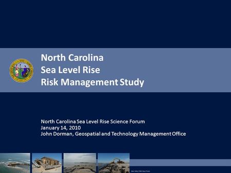 North Carolina Sea Level Rise Risk Management Study