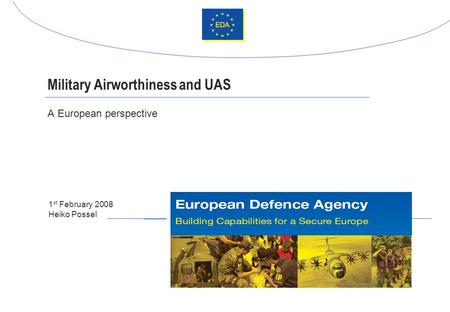 Military Airworthiness and UAS