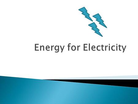  Industrial societies spend huge amounts of energy.  Much of it is supply by electricity which comes from generators in power stations.