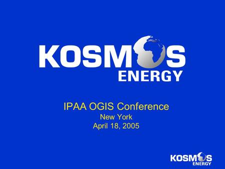 IPAA OGIS Conference New York April 18, 2005. 2 3 Triton’s Primary Areas of Activity Triton Business Model High Impact International E & P.