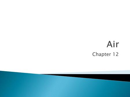 Chapter 12.  Air Pollution – any harmful substance put into the air ◦ Can come from human sources or natural sources ◦ Natural sources include volcanoes,