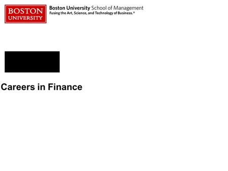 Careers in Finance. Morris Alhale SMG Class of 2007, Concentration in Finance & Accounting o Finance Club E-Board member and Senior Analyst.