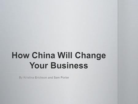 By Kristina Erickson and Sam Porter. Harder to find products made in the US than in China Harder to find products made in the US than in China China exports.