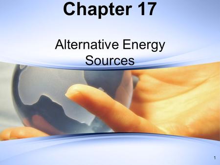 Alternative Energy Sources