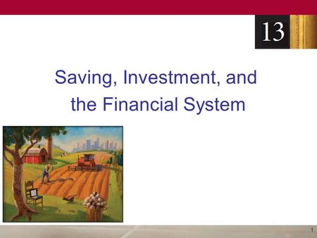 Saving, Investment, and the Financial System