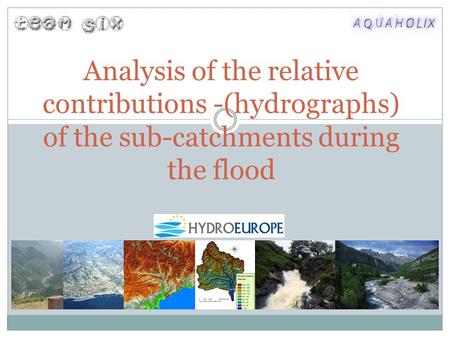 Contents Interpolated Rainfall :« simple to complexe » methods