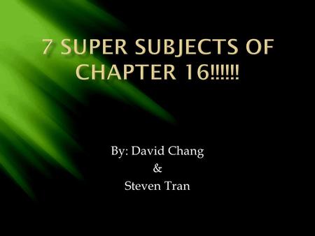 By: David Chang & Steven Tran.  Three Components:  Genetic Diversity  Genetic Variety within all populations of a species  (Uniqueness)  Ecosystem.