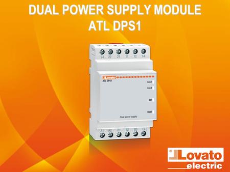 DUAL POWER SUPPLY MODULE