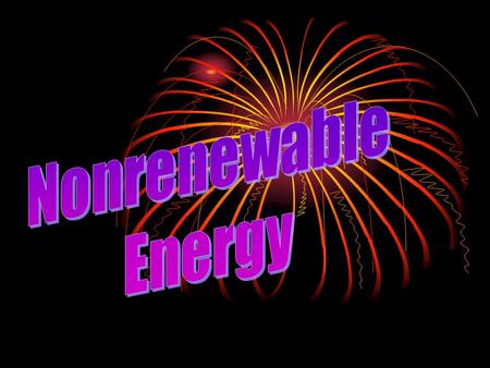 Nonrenewable Energy.