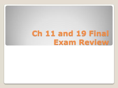 Ch 11 and 19 Final Exam Review. What has caused fresh water to become one of our most threatened resources? Pollution and misuse In what three states.