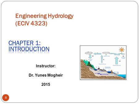 Engineering Hydrology (ECIV 4323)