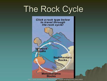 The Rock Cycle