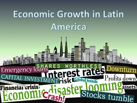 Gross Domestic Product GDP is the total value of all the goods and services produced in that country in one year Tells how rich or poor a country is;