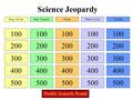 Science Jeopardy 100 200 300 400 500 100 200 300 400 500 100 200 300 400 500 100 200 300 400 500 100 200 300 400 500 Prop. Of AirHeat TransferWindsWater.