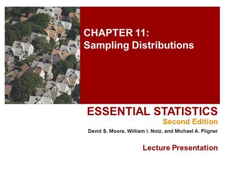 CHAPTER 11: Sampling Distributions