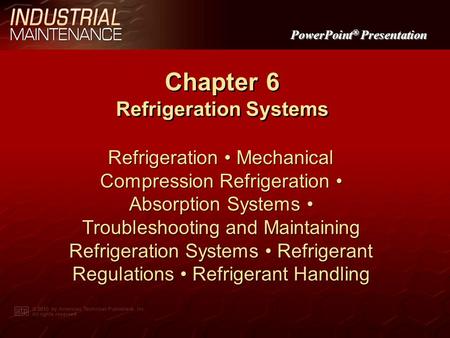 Refrigeration Systems