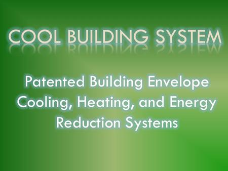 Persian - Passive Cooling Systems Early designs provided a non-mechanical system for cooling the entire structure via natural convection.