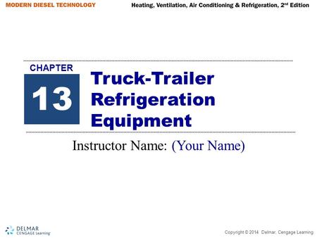 Truck-Trailer Refrigeration Equipment