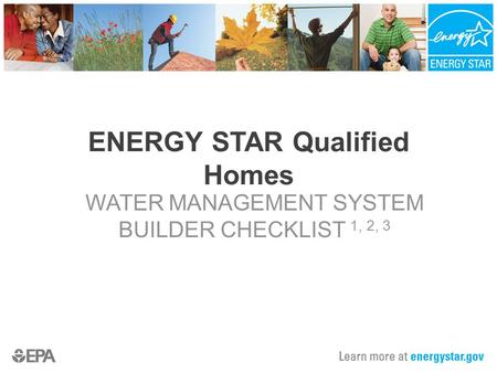 ENERGY STAR Qualified Homes