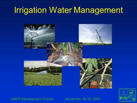 Irrigation Water Management