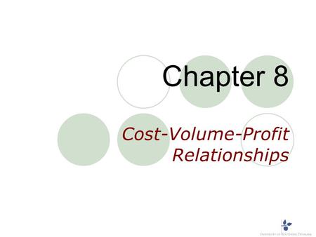 Introduction This chapter examines one of the most basic planning tools available to managers: cost-volume-profit analysis. Cost-volume-profit analysis.