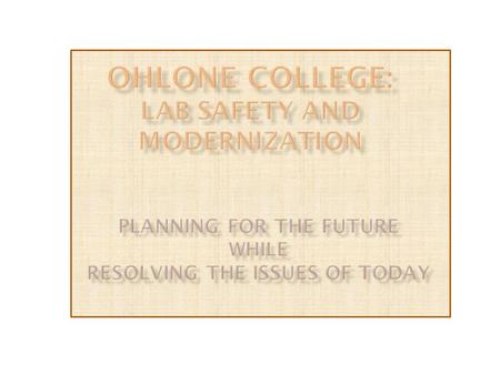 MULTIPLE PROFESSIONAL REVIEWS DOCUMENT SOLUTIONS Architectural and engineering review identifies building code and accessibility repairs needed. ($750,000.