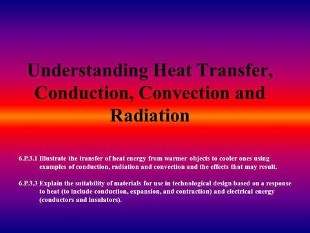 Understanding Heat Transfer, Conduction, Convection and Radiation