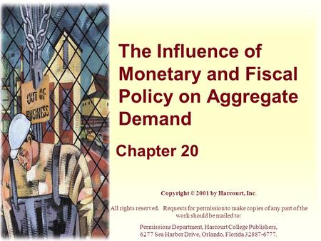 The Influence of Monetary and Fiscal Policy on Aggregate Demand