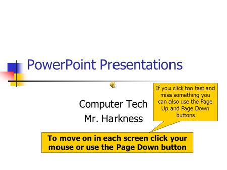 PowerPoint Presentations