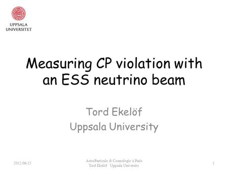 Measuring CP violation with an ESS neutrino beam