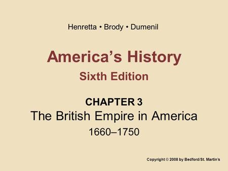 America’s History Sixth Edition