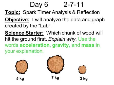 Day Topic: Spark Timer Analysis & Reflection