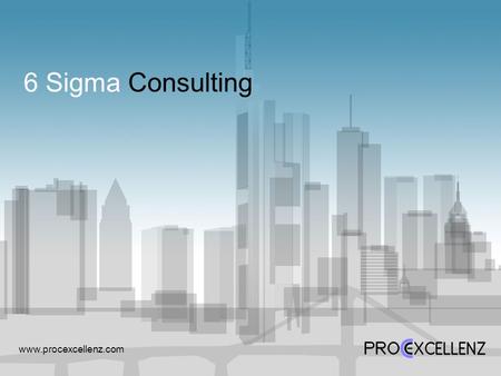 6 Sigma Consulting www.procexcellenz.com.