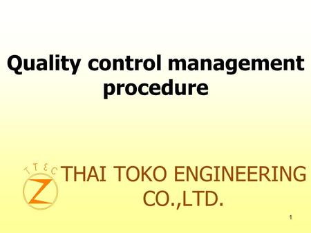 THAI TOKO ENGINEERING CO.,LTD.