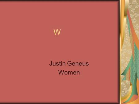 W Justin Geneus Women. In Ancient Mesopotamia women were not equal to men however they did have rights. Example, they could freely go to the market, sell.