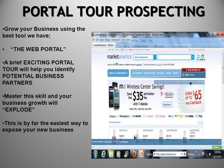 PORTAL TOUR PROSPECTING