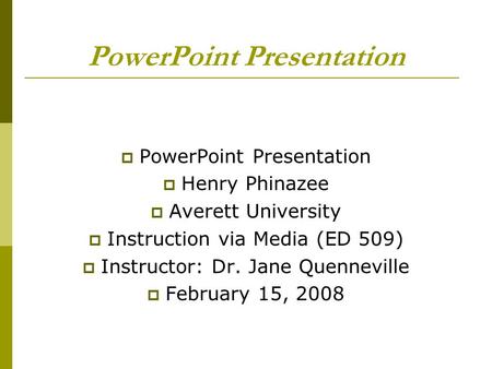 PowerPoint Presentation