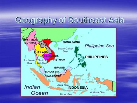 Geography of Southeast Asia