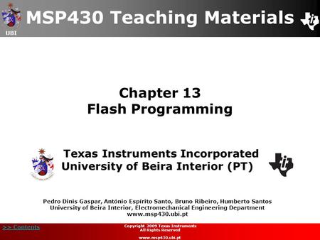 Chapter 13 Flash Programming