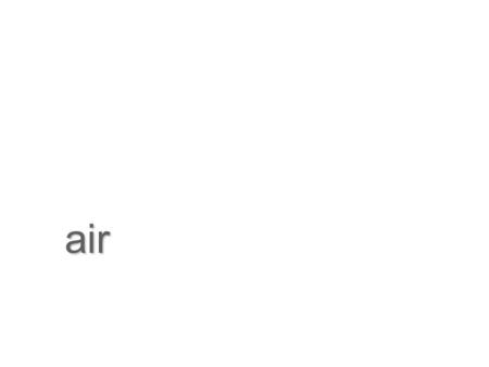 Air. air we cant see it… air nothing? ….but is air is not just emptiness.