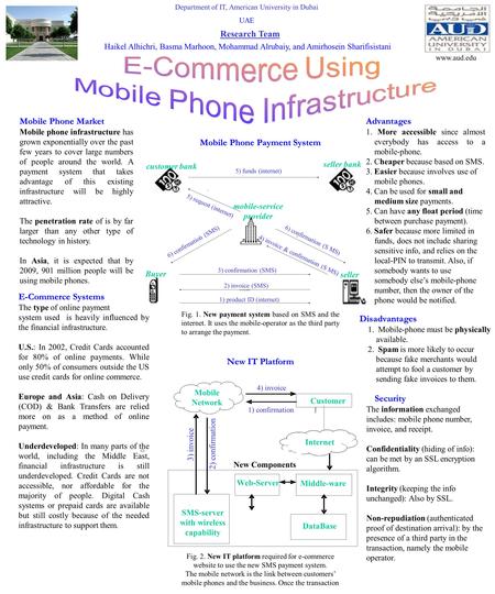 Department of IT, American University in Dubai UAE Mobile Phone Market Mobile phone infrastructure has grown exponentially over the past few years to cover.