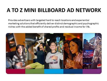 A TO Z MINI BILLBOARD AD NETWORK