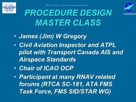 PROCEDURE DESIGN MASTER CLASS